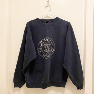 Club Monaco Vintage Heritage Crest Sweatshirt S